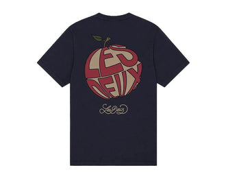Les Deux Orchard T-Shirt "Navy" - vue arrière imprimé verger