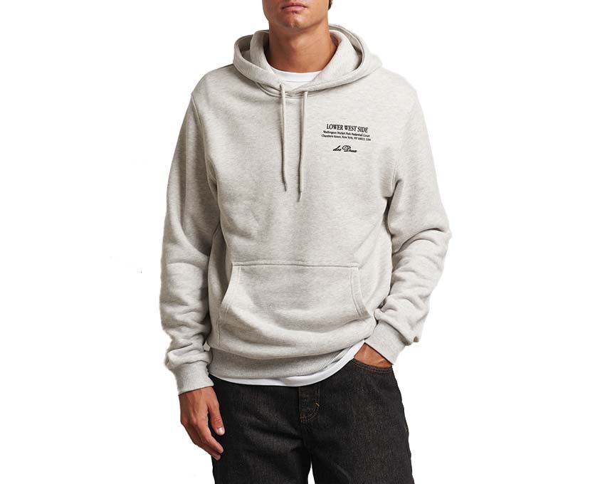 Les Deux West Side Hoodie Snow Melange 1000400-230 