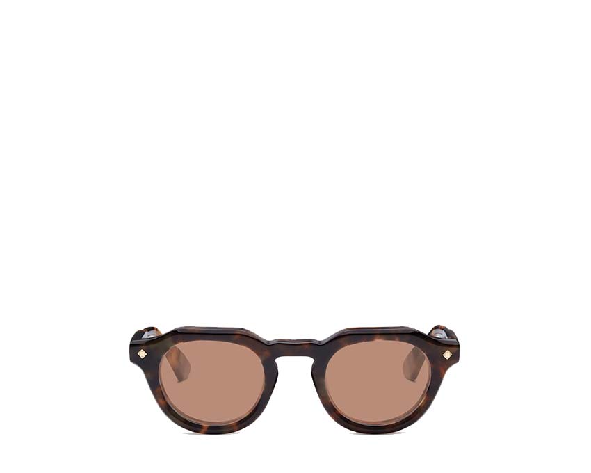 Lunetterie Générale Hello Roméo Medium Tortoise / 24K Gold - Solid Brown LG-ROMEO-02-SUN-BR