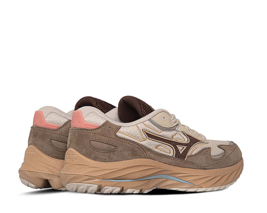 Mizuno Wave Rider β Premium Vintage Khaki / Chicory coffee - Lantana D1GA250903
