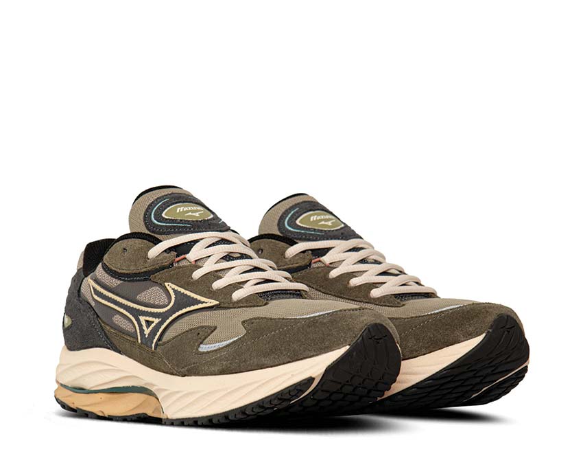 Mizuno Wave Rider β Vintage Khaki / Black Sand / Grape D1GA330924 