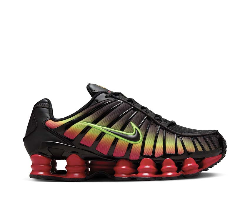 NIke Shox TL W Black / Black - Volt - Fire Red HJ9609-001