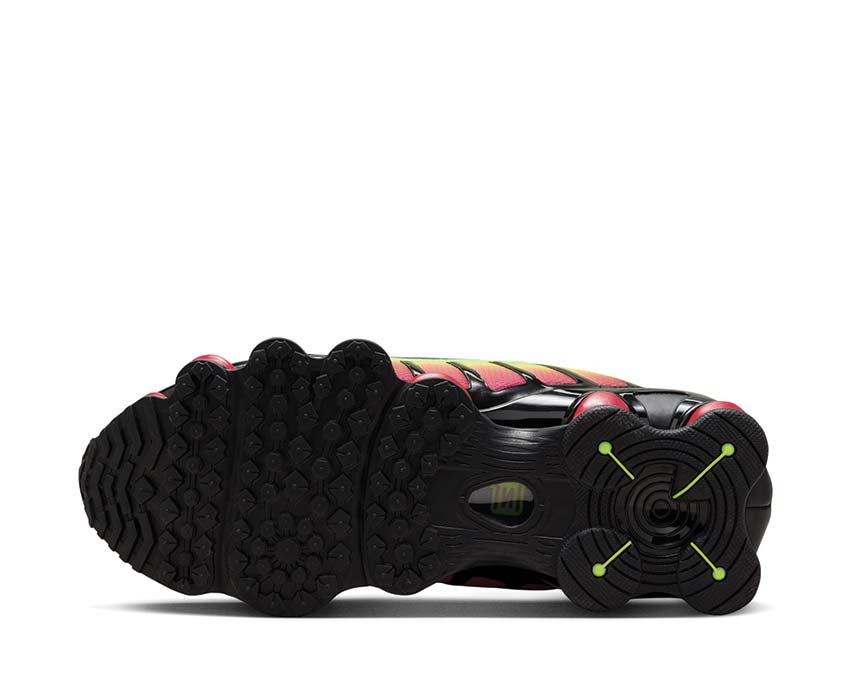 NIke Shox TL W Black / Black - Volt - Fire Red HJ9609-001