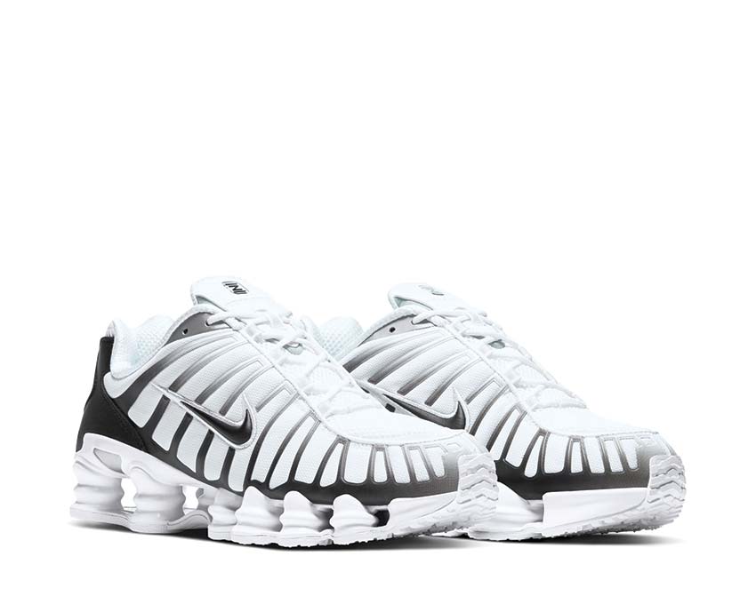 NIke Shox TL White / Black - MTLC Platinum AV3595-102