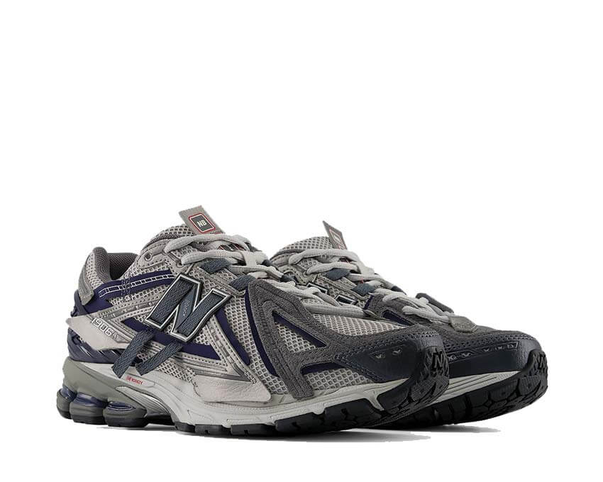 New Balance 1906F Grafite vista laterale — mesh antracite running lifestyle