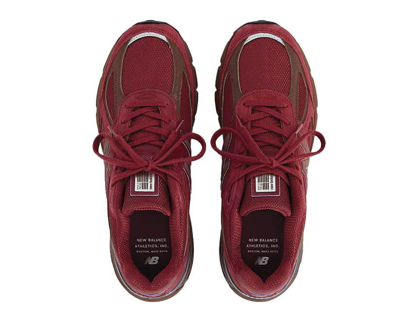 New Balance 990v4 Made in USA "Monarch Burgundy" U990BR4