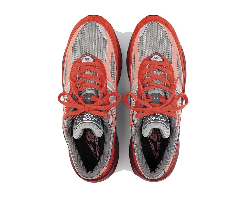 New Balance 990v6 Made in USA Molten Lava / Monarch Burgundy - Slate Grey U990RT6