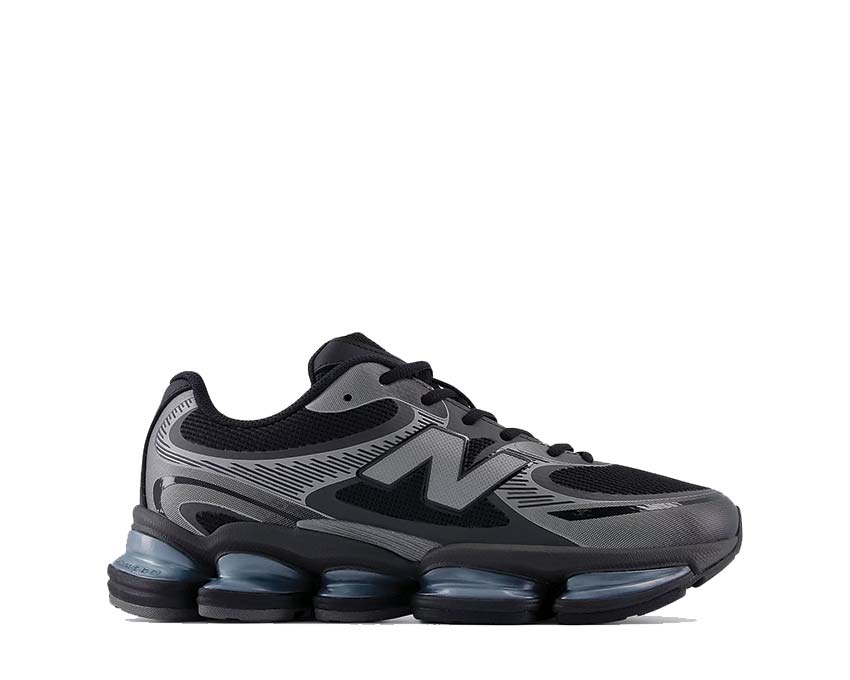 New Balance Abzorb 2000 Black / Dark Silver Metallic - Light Chrome Blue U2000EA