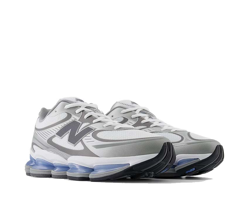  New Balance Abzorb 2000 White / Silver Metallic - Castlerock U2000AA