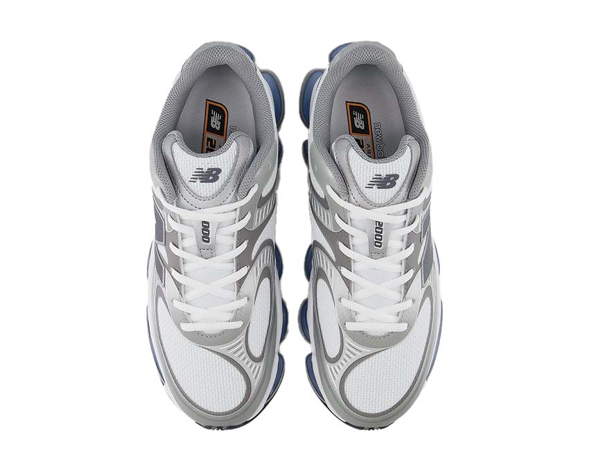  New Balance Abzorb 2000 White / Silver Metallic - Castlerock U2000AA