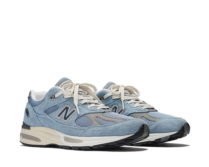 New Balance Made in UK 991v2 "Grounded Pastels" Celestial Blue / Faded Denim - Moon Mist U991BV2 