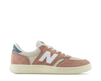 New Balance T500 Landslide/Linen/New Spruce — zapatilla hombre colorway tierra natural