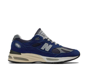 New Balance 991v2 Limoges Blue Made in UK — sneaker homme bleu lifestyle