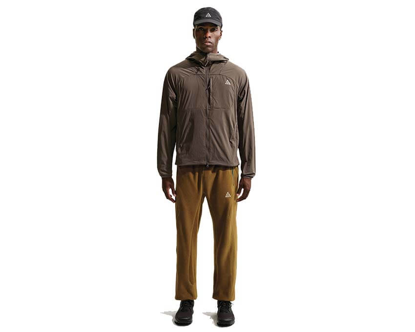 Nike ACG Five Towers Jacket Ironstone vista posteriore — giacca tecnica outdoor grigia uomo