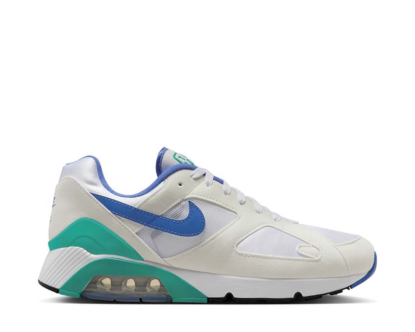  Nike Air 180 White / Medium Blue - Clear Jade ll - Black FJ9259-102
