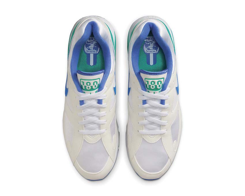  Nike Air 180 White / Medium Blue - Clear Jade ll - Black FJ9259-102