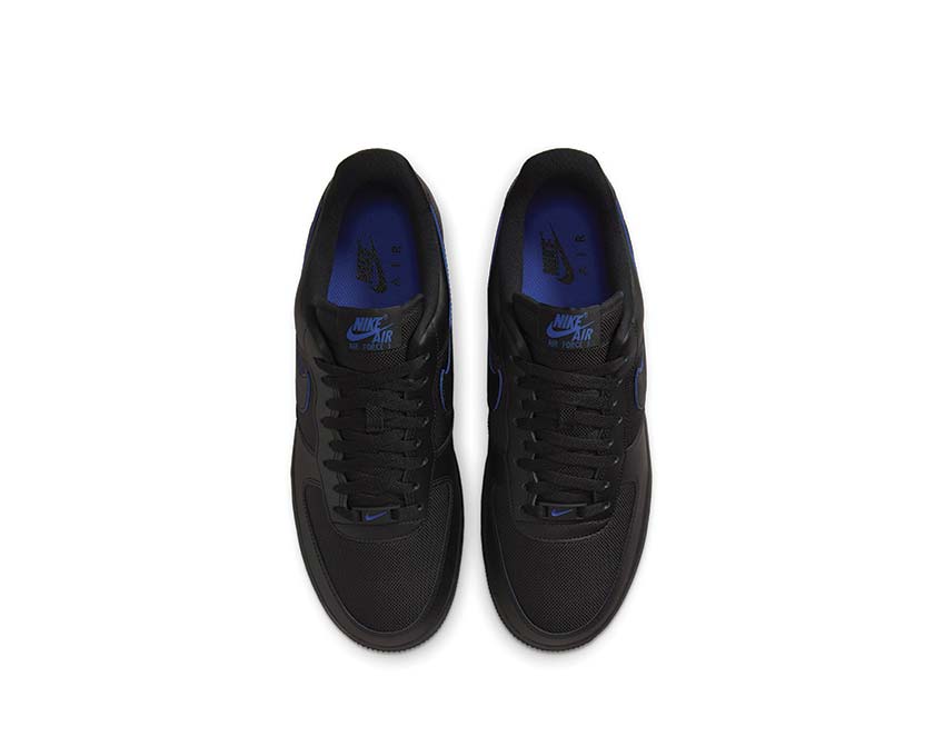 Nike Air Force 1 '07 Black / Black - Astronomy Blue - DK Smoke Grey HM9605-001