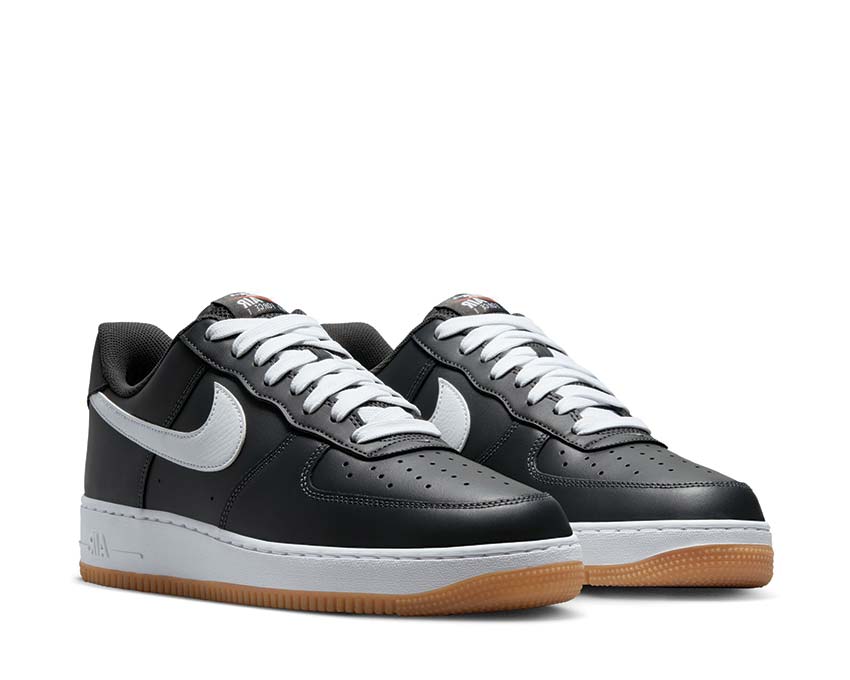  Nike Air Force 1 '07 LV8 Anthracite / White - Safety Orange II7630-001