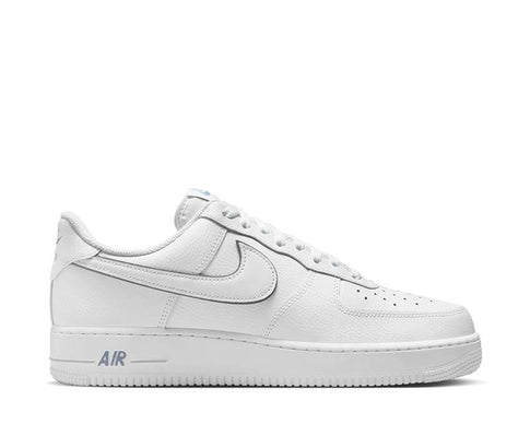 Nike Air Force 1 07 LV8 White Metallic — sneaker uomo bianco metallico