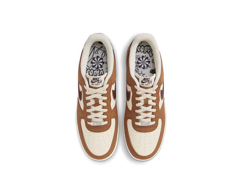 Nike Air Force 1 '07 LV8 LT British Tan / Burgundy Crush FQ8713-200