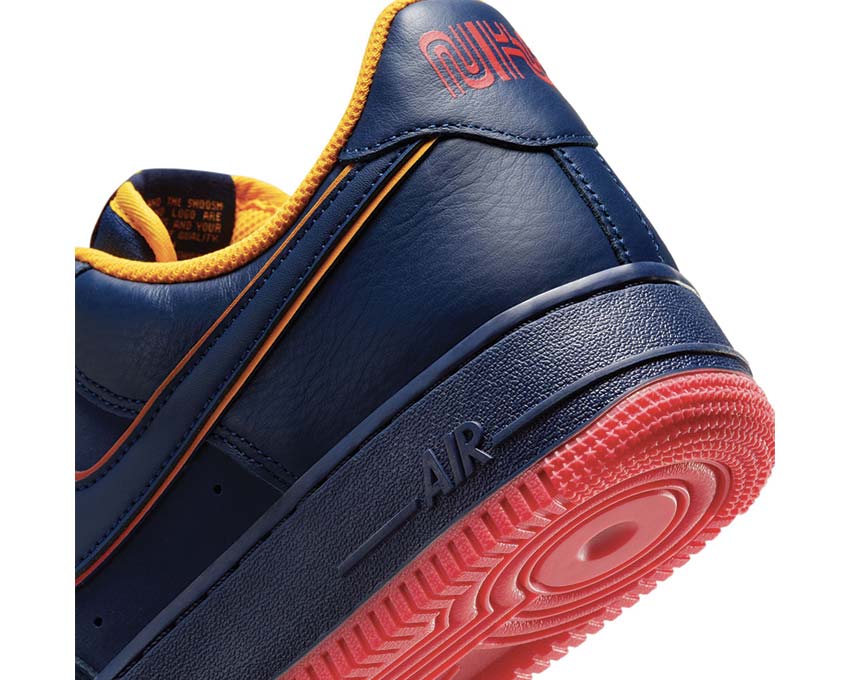 Nike Air Force 1 '07 LV8 Midnight Navy / Blue Void - LT Crimson HV5752-410
