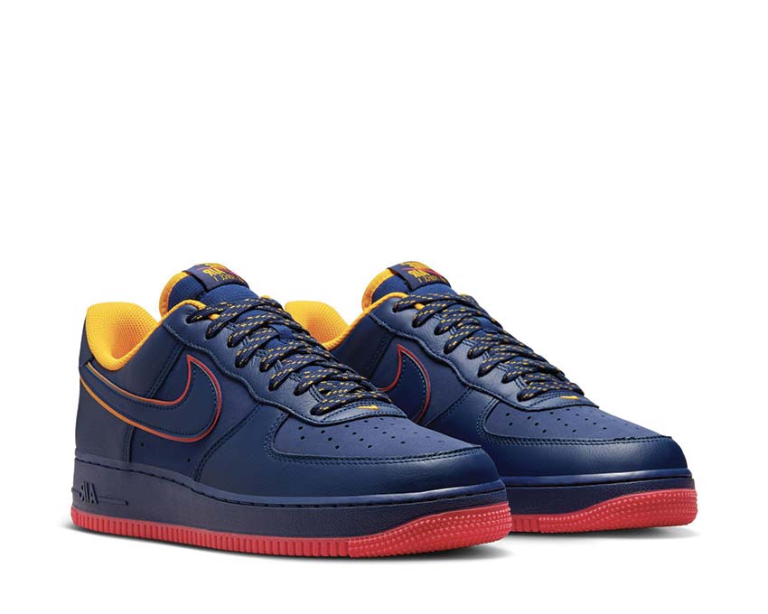 Nike Air Force 1 '07 LV8 Midnight Navy / Blue Void - LT Crimson HV5752-410