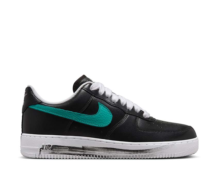 Nike Air Force 1'07 / Paranoise Black / New Emerald - Pinkfire II - Tour Yellow - Blue Gale AQ3692-004