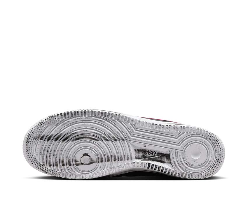 Nike Air Force 1'07 / Paranoise Black / New Emerald - Pinkfire II - Tour Yellow - Blue Gale AQ3692-004