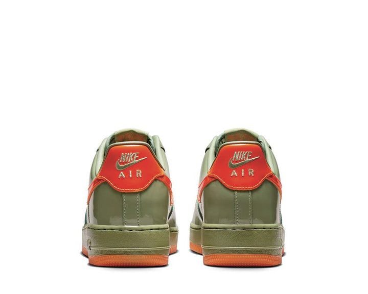 Nike Air Force 1 '07 Prm Oil Green / Safety Orange - Platinum Tint HJ9118-386