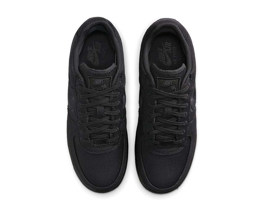  Nike Air Force 1 Low Canvas Black / Black HV1204-002