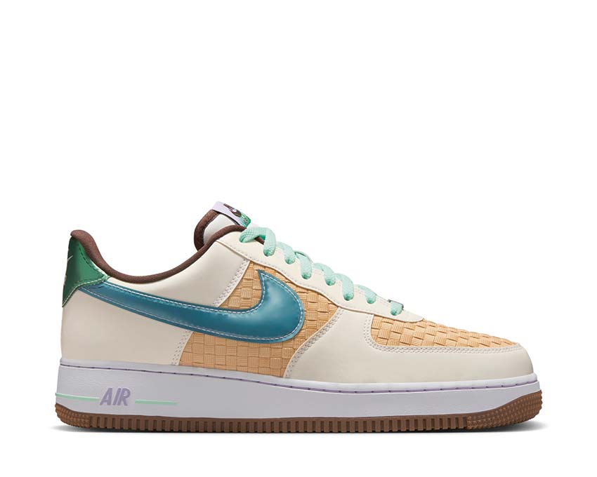 Nike Air Force 1 Retro QS Summit White / Glacier Blue - Mint Foam - Hydrangeas - LT Chocolate White IB5722-100