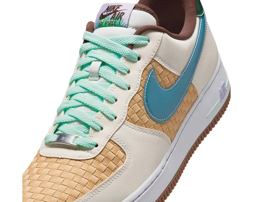 Nike Air Force 1 Retro QS Summit White / Glacier Blue - Mint Foam - Hydrangeas - LT Chocolate White IB5722-100