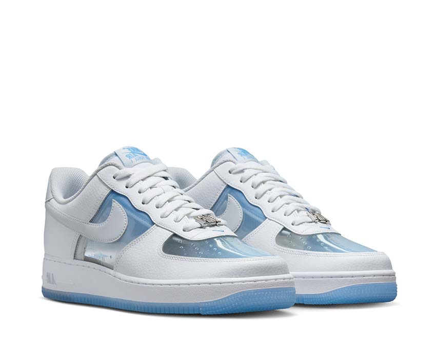  Nike Air Force 1 Retro White/Pure Platinum-University Blue IB5724-100 