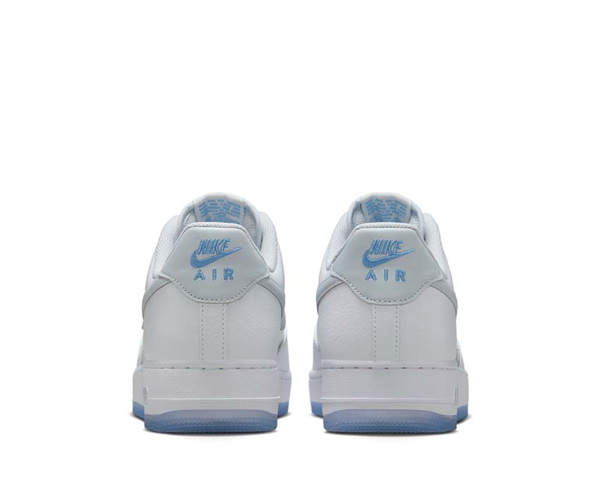  Nike Air Force 1 Retro White/Pure Platinum-University Blue IB5724-100 