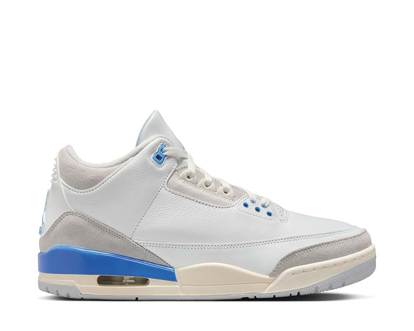 Nike Air Jordan 3 Retro "Lucky Shorts" Summit White / Hydrogen Blue - Legend Blue CT8532-101