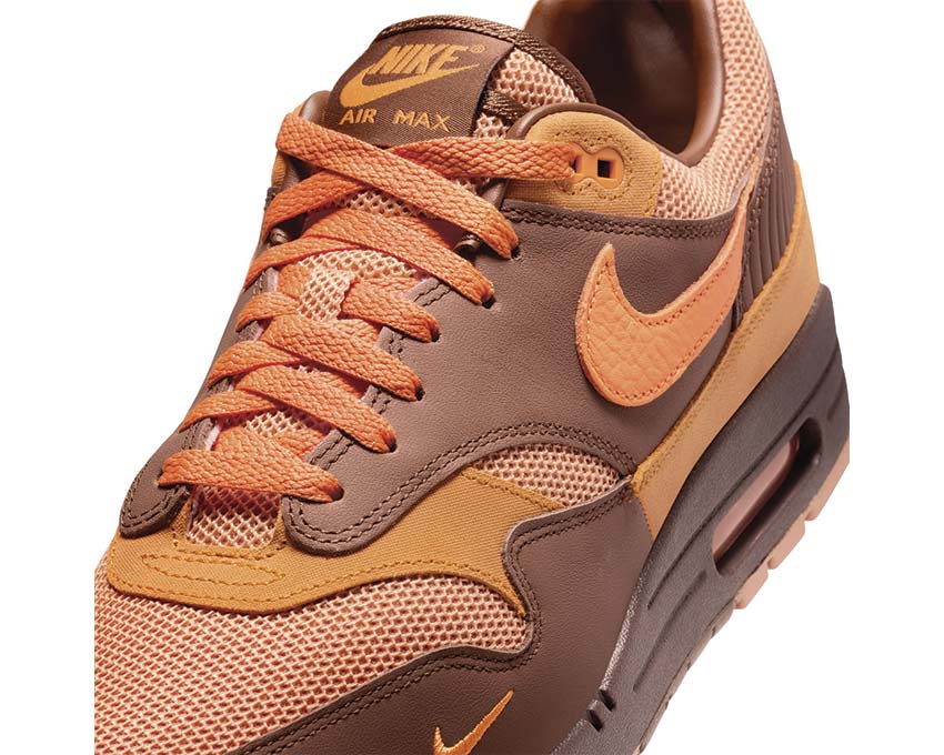  Nike Air Max 1 Cacao Wow / Bright Mandarin - Amber Brown HF7346-200 