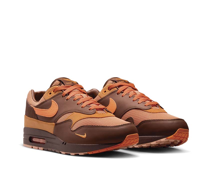  Nike Air Max 1 Cacao Wow / Bright Mandarin - Amber Brown HF7346-200 