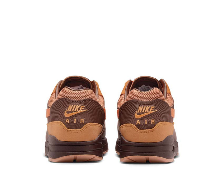  Nike Air Max 1 Cacao Wow / Bright Mandarin - Amber Brown HF7346-200 