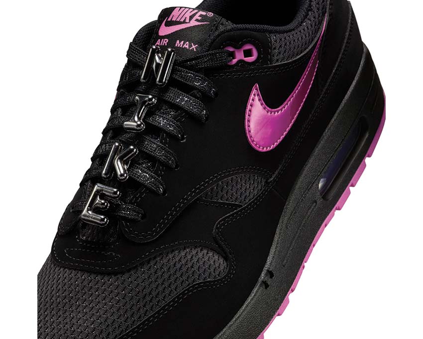 Nike Air Max 1 Premium Black / Playfull Pink - University Red HV2302-001