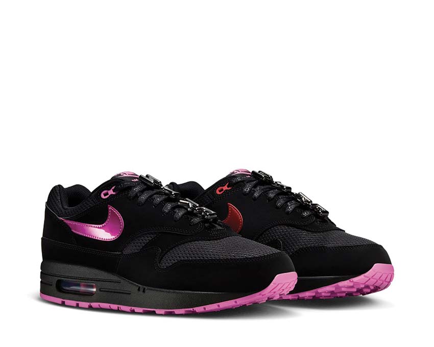 Nike Air Max 1 Premium Black / Playfull Pink - University Red HV2302-001