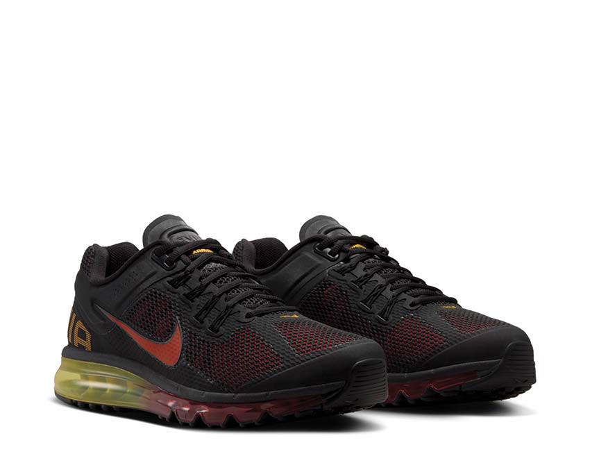 Nike Air Max 2013 Black / University Red - Laser Orange HF3660-002