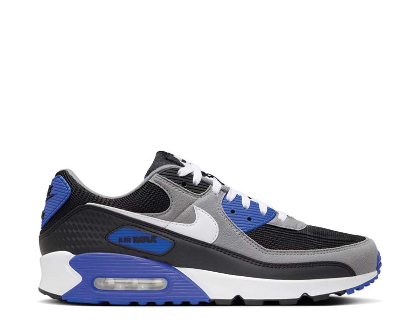 Nike Air Max 90 Black / White - Lyon Blue - Varsity Maize IB7672-001