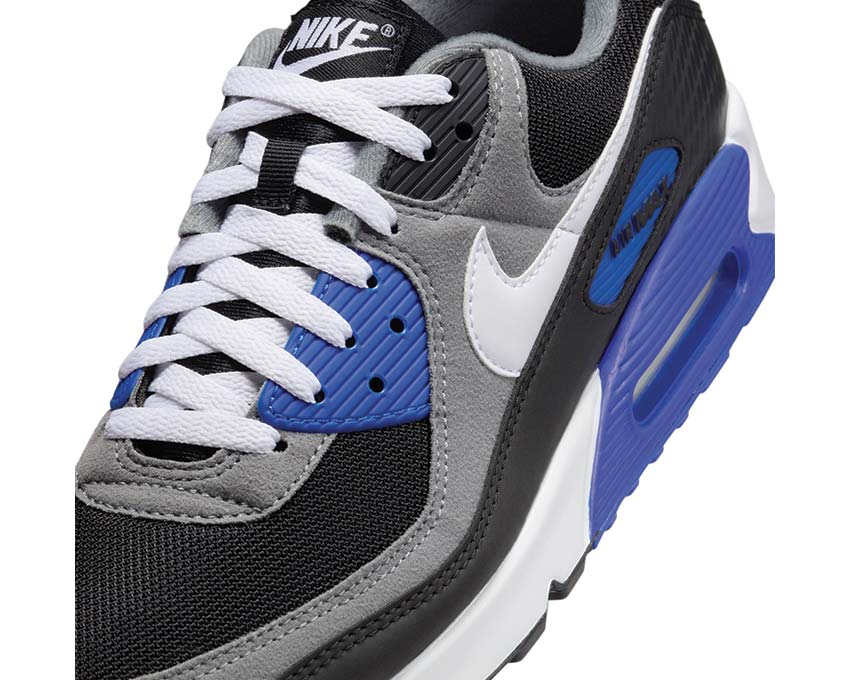 Nike Air Max 90 Black / White - Lyon Blue - Varsity Maize IB7672-001