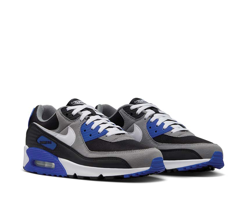 Nike Air Max 90 Black / White - Lyon Blue - Varsity Maize IB7672-001
