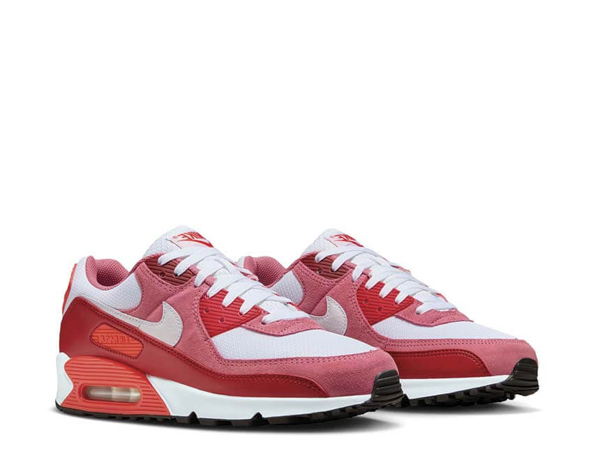 Nike Air Max 90 Peony Sohle — sichtbare Air 90 Blase