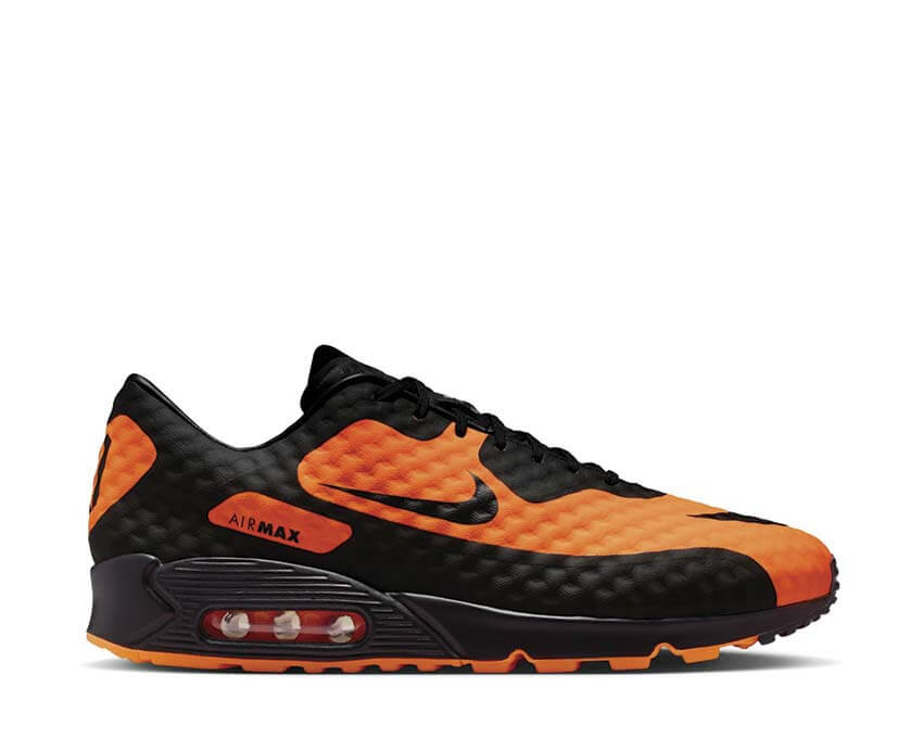 Nike Air Max 90 Hypervenom — sneaker uomo ispirazione calcio arancione