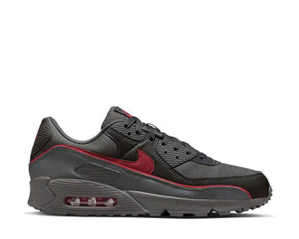 Nike Air Max 90 Premium Iron Grey — zapatilla hombre en gris acero con unidad Air Max visible | noirfonce.eu