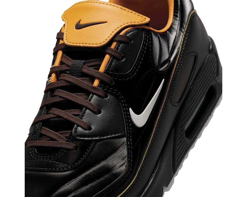 Nike Air Max 90 Mercurial Vapor vista laterale — tomaia mesh Mercurial giallo fluo