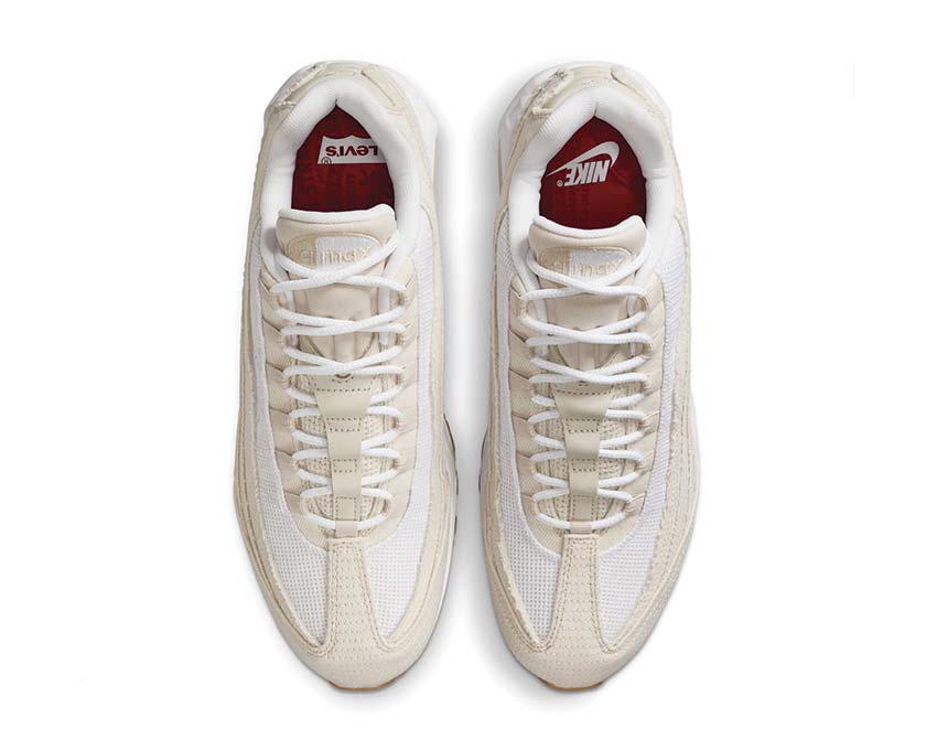 Nike Air Max 95 OG LT Orewood Brn / White - Gym Red HM4743-100 