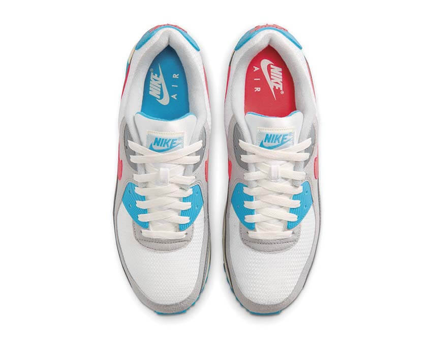 Nike Air Max 90 Wave Pack Cool Grey — vista tre quarti